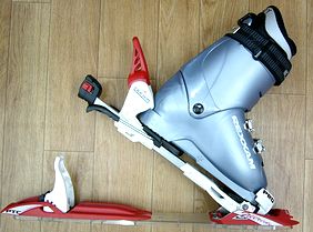 山スキービンディングの比較検討 ディアミールとテック