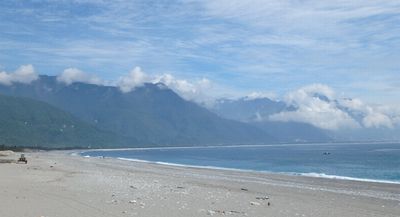 七星譚海岸歩き　花蓮